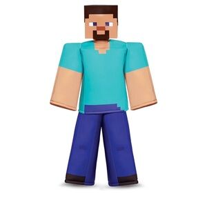 Disguise Steve Prestige Minecraft Costume, Official Minecraft Steve Costume